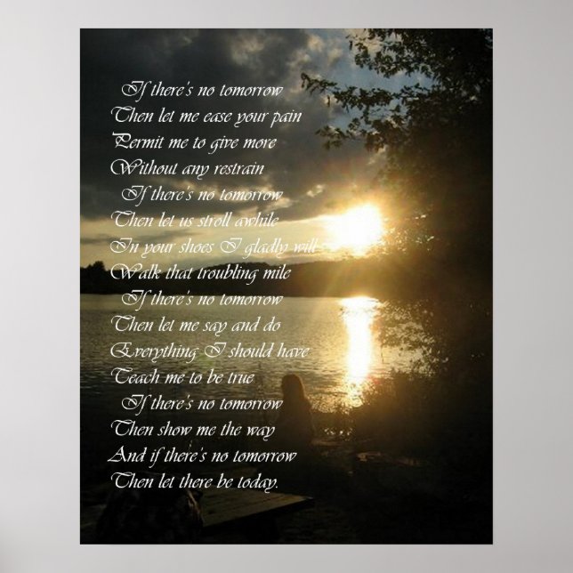 Poster "Lass's Today" (Vorne)