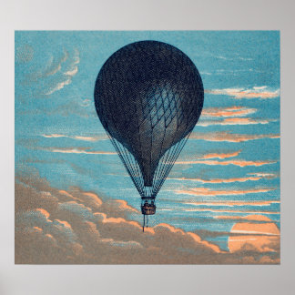 Poster "Le Ballon Hot Air"