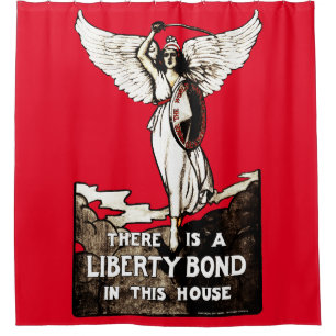 Poster "Liberty Bond World War I" 1918 Duschvorhang