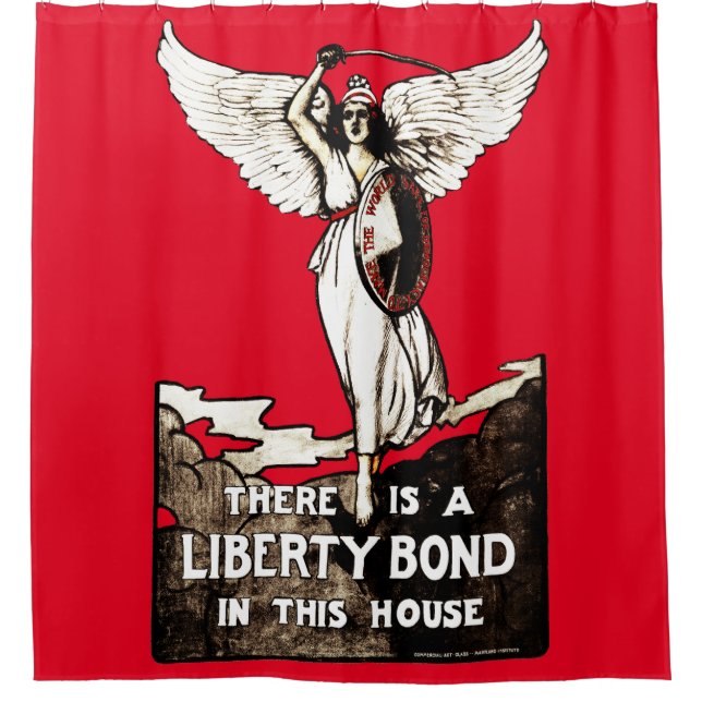 Poster "Liberty Bond World War I" 1918 Duschvorhang (Vorderseite)