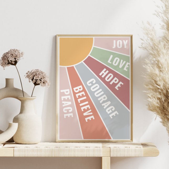 Poster Liebe Freude Mut und Hoffnung (Von Creator hochgeladen)