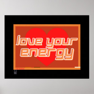 Poster "LIEBE YOUR ENERGY"