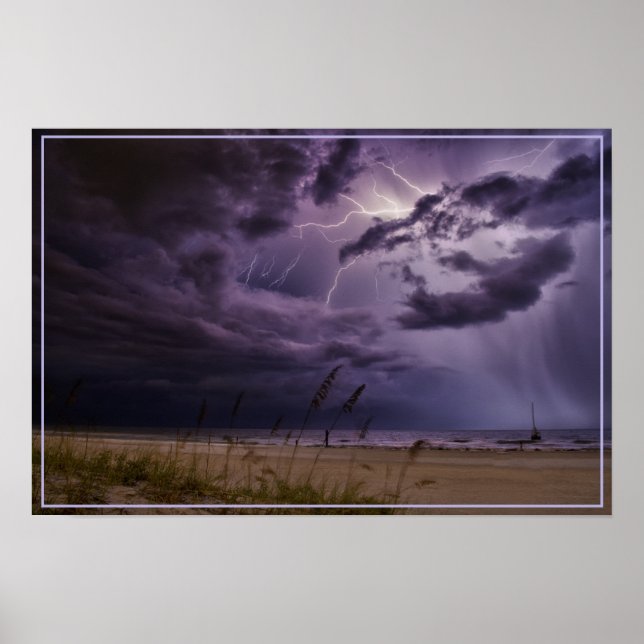 Poster-Lighting Storm Poster (Vorne)