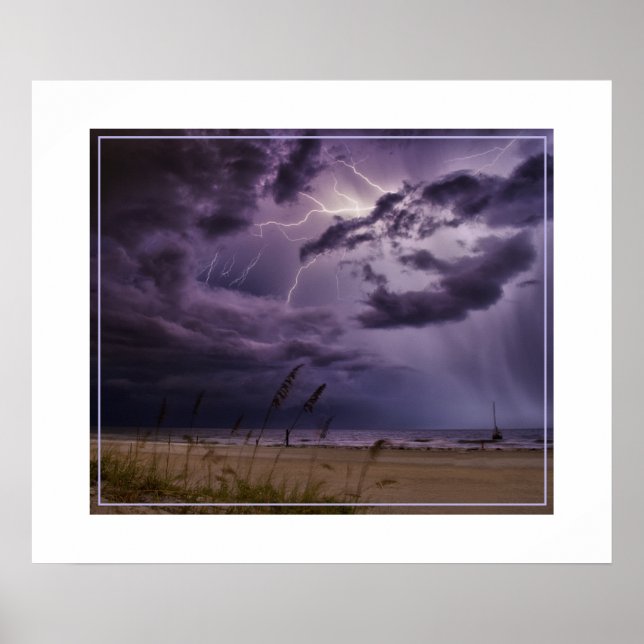 Poster-Lighting Storm Poster (Vorne)