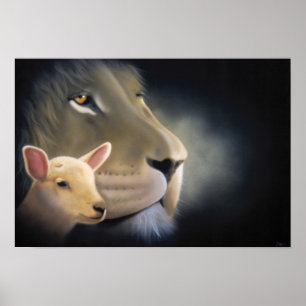 Poster Lion and the Lamb