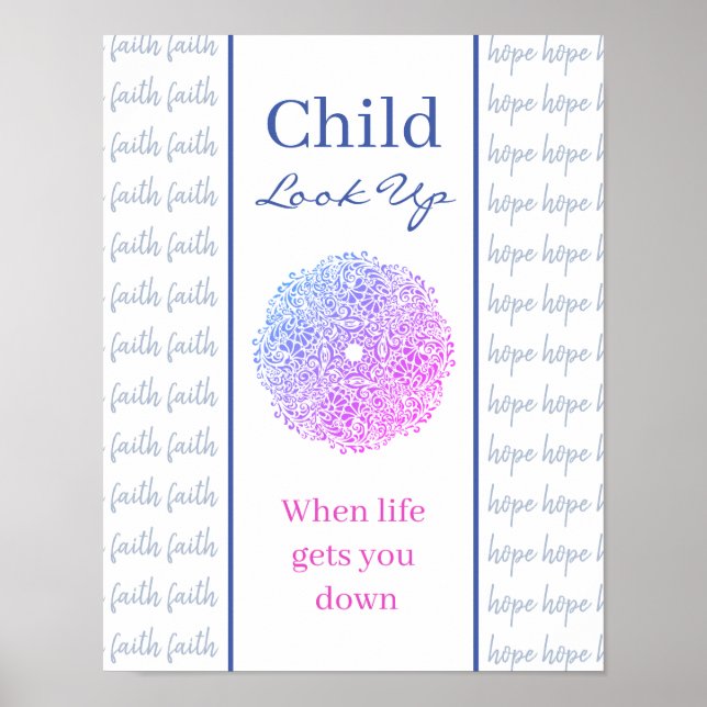 Poster-Look Up Child Poster (Vorne)