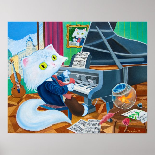 Poster "Ludwig van Caathoven" (Vorne)