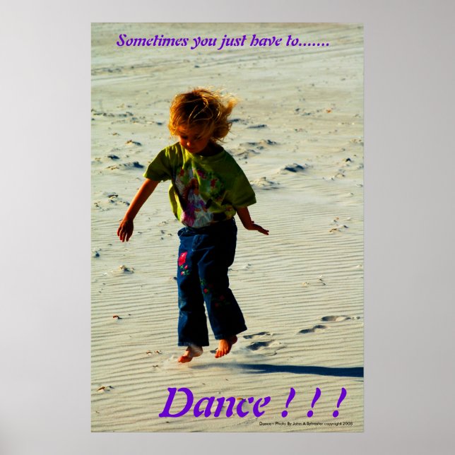 Poster Manchmal muss man nur......... (Vorne)