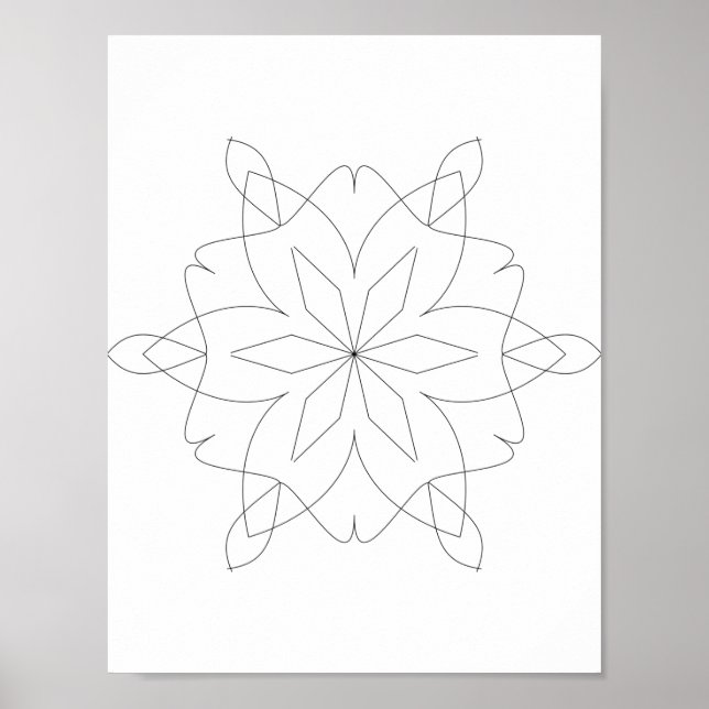 Poster - Mandala to Color (Vorne)
