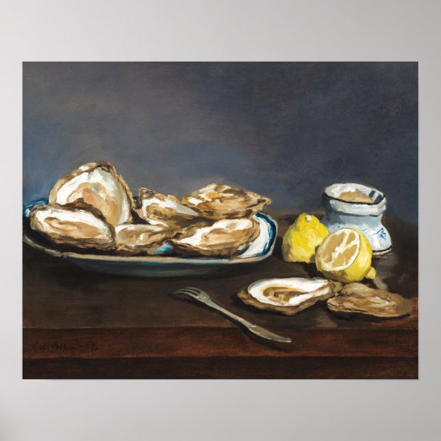 POSTER : MANET : OYSTERS : 1864 - 65 (Vorne)