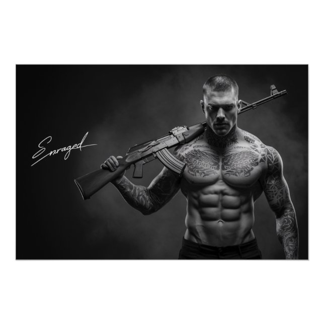 Poster Mann Enraged 10 (Vorderseite)