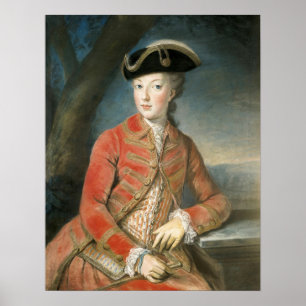 Poster Marie Antoinette Jagdbekleidung