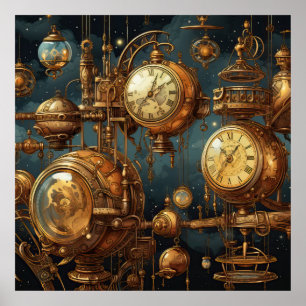 Poster Mechanische Meisterwerke