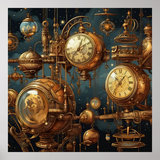 Poster Mechanische Meisterwerke (Vorne)