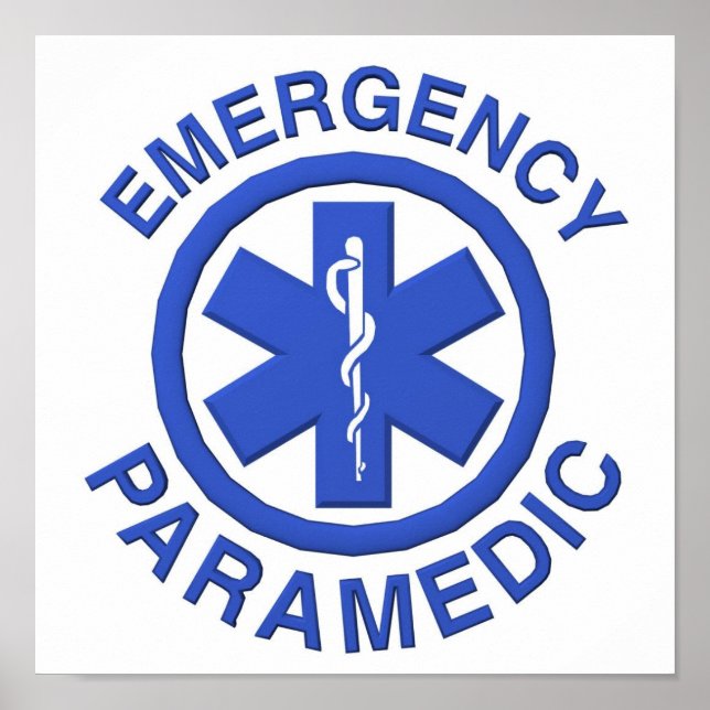 Poster Medical Paramedic (Vorne)