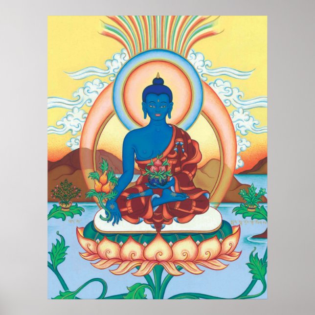 POSTER Medizin Buddha - ab 14,25 $ (Vorne)