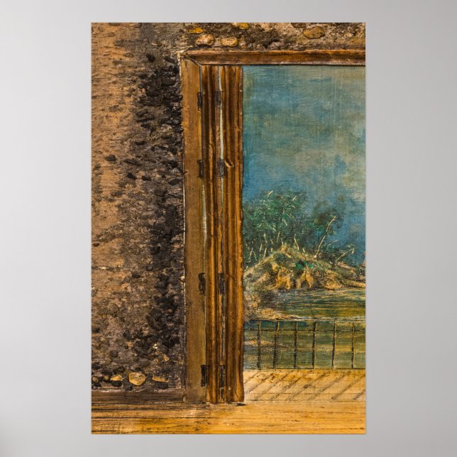 Poster - Meerblick Acryl auf Holzmalerei - Links (Vorne)
