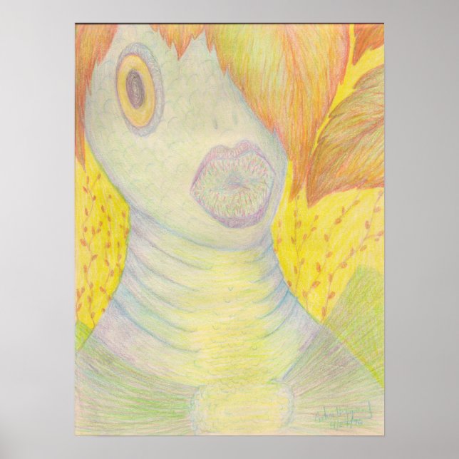 Poster "Meine Meerjungfrau" (Vorne)