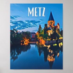 Poster Metz Foto Vintage
