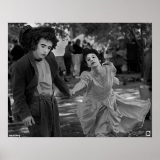 Poster "Mimes in Plaza" von Rick Waldroup