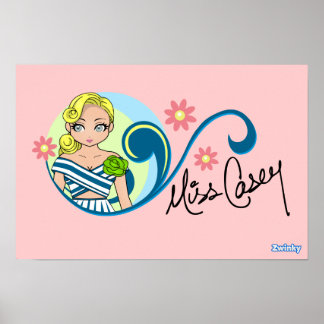 Poster "Miss Casey"