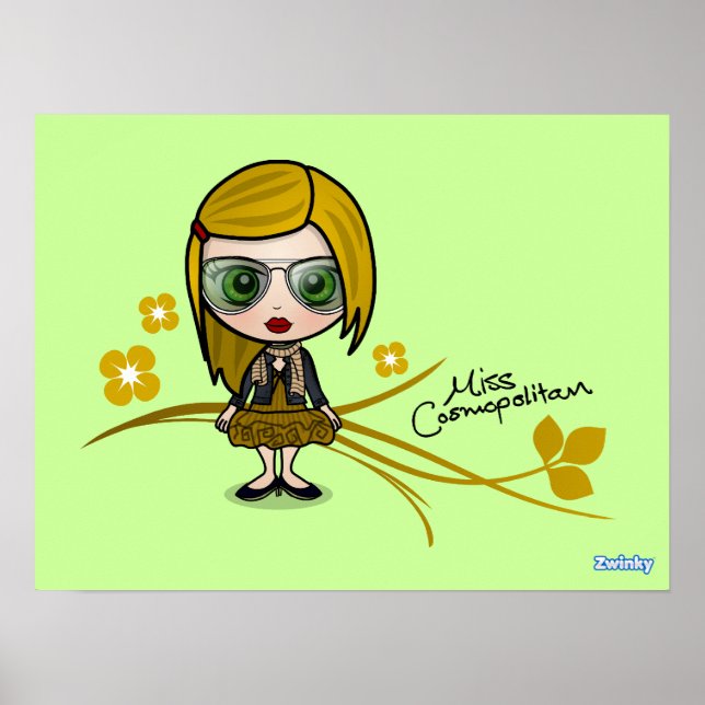 Poster "Miss Cosmopolitan" (Vorne)