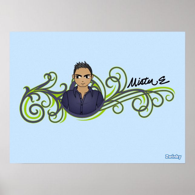 Poster "Mister E" (Vorne)