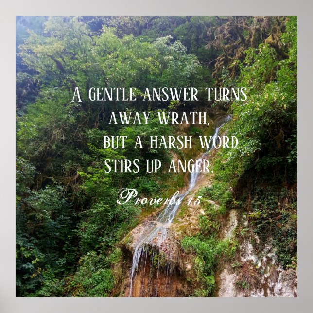 Poster mit Bibelverse (Vorne)