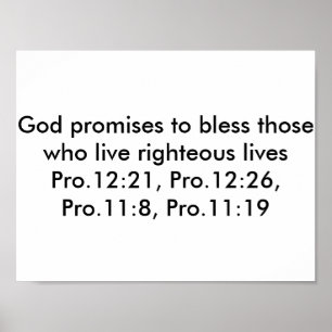 Poster mit Bibelversen