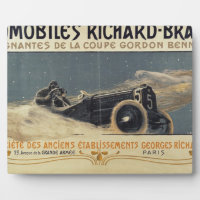Poster mit den Gewinnern von Automobiles Richard-B