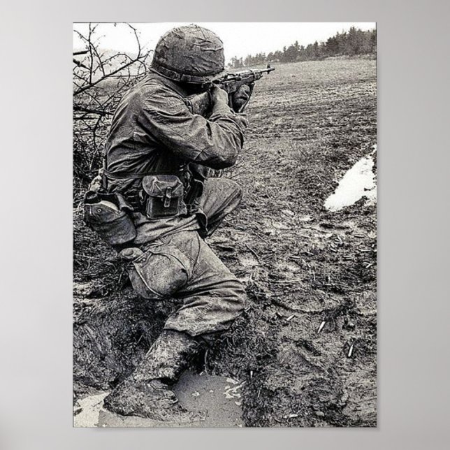 Poster mit der US-Armee in Vietnam (Vorne)