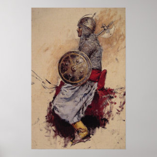 Poster mit Edwin Lord Weeks Gemälde