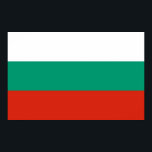 Poster mit Flagge Bulgariens<br><div class="desc">Fügen Sie eine Touch bulgarischen Stolzes in Ihren Raum mit unserem exklusiven Poster mit der Flagge von Bulgarien! Dieses Poster ist mit viel Liebe zum Detail gestaltet und ist mehr als nur ein dekorativer Gegenstand; es ist eine Feier des bulgarischen Erbes und kulturellen Stolzes. Das auffallende Design zeigt die lebhaften...</div>