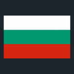 Poster mit Flagge Bulgariens<br><div class="desc">Fügen Sie eine Touch bulgarischen Stolzes in Ihren Raum mit unserem exklusiven Poster mit der Flagge von Bulgarien! Dieses Poster ist mit viel Liebe zum Detail gestaltet und ist mehr als nur ein dekorativer Gegenstand; es ist eine Feier des bulgarischen Erbes und kulturellen Stolzes. Das auffallende Design zeigt die lebhaften...</div>