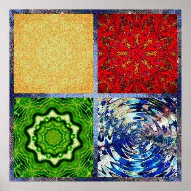 Poster mit fünf Elementen (Vorne)