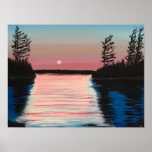 Poster mit Georgian Bay