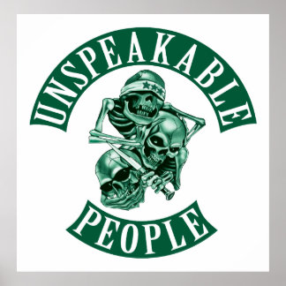 Poster mit grünen Farben