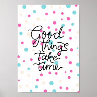 Poster mit positiven Schwingungen