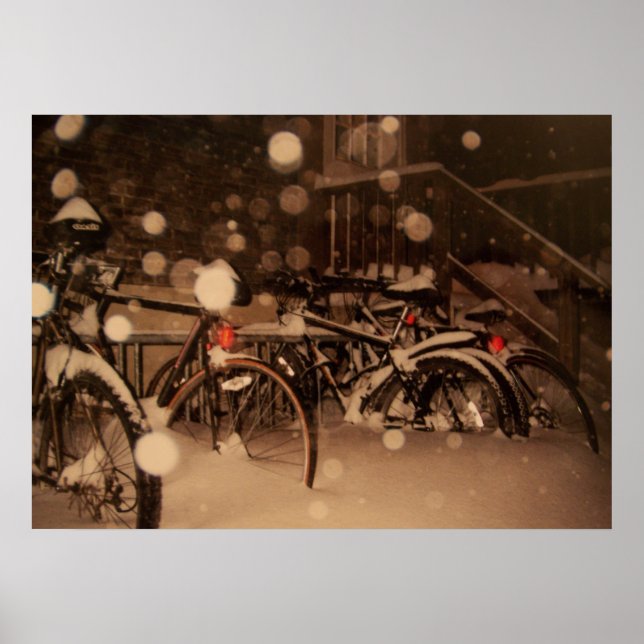 Poster mit schönem Winterbild (Vorne)