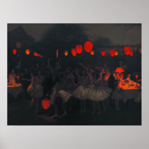 Poster mit Thomas Cooper Gotch Malerei