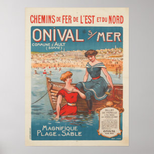 Poster mit Vintage-Plakatdruck aus Frankreich