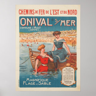 Poster mit Vintage Poster Print aus Frankreich