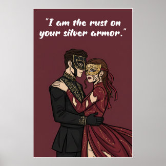 Poster mit Zitat aus Powerless – Ich bin der Rost 