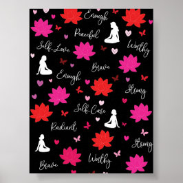 Poster | Moderne Selbstliebe-Line-Kunst-Druck