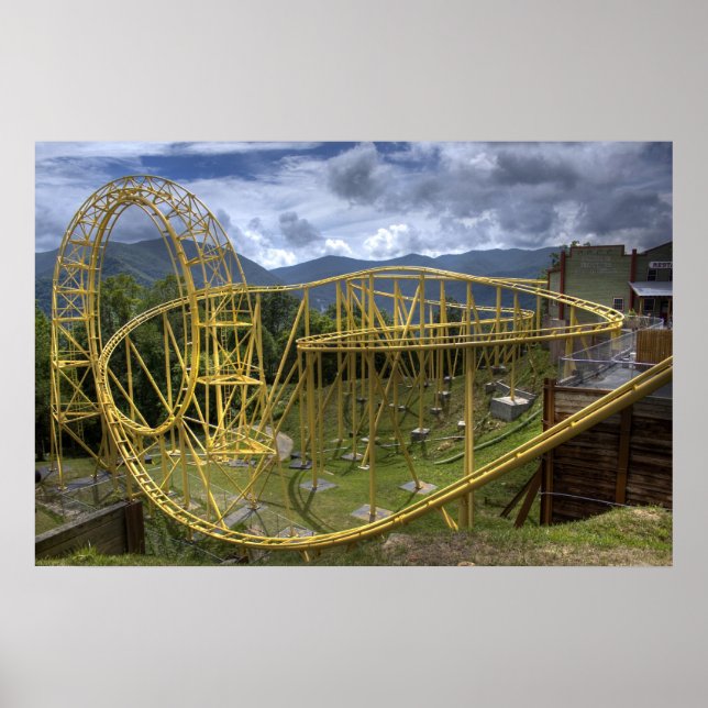 Poster "Mountaintop Untersetzer" (Vorne)