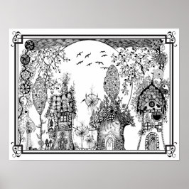 Poster "MrsDee's Gnome Tiny Zuhause"