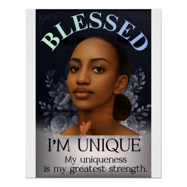 Poster mural Unique  (Vorderseite)