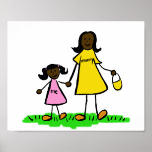 Poster "Mutter und Tochter"