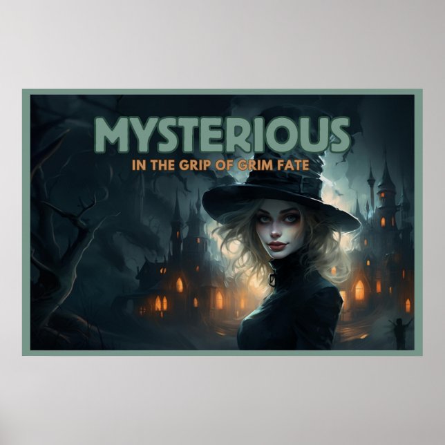 Poster Mysterious In the Grip of Grim Fate (Vorne)