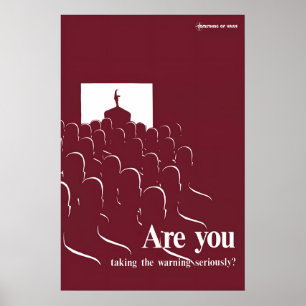 Poster NATO Nehmen Sie die Warnung ernst